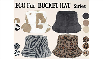 Popular Eco Fur Bucket Hat Series